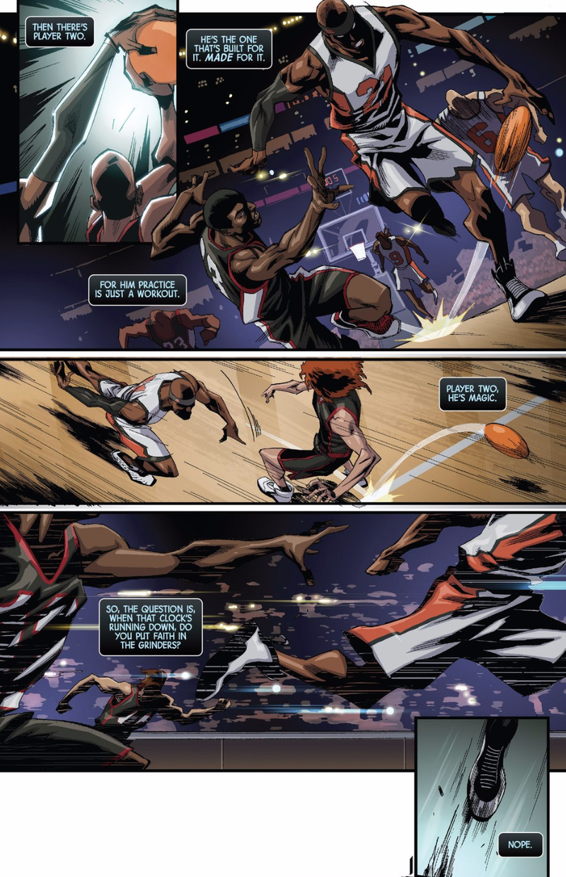 Illustration for article titled A Superpowered Basketball Star Is the Perfect Marvel Superhero for 2016
